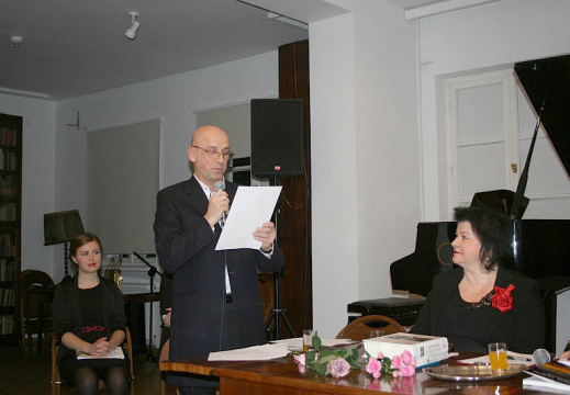 Promocja książki dr Ewy Lewandowskiej – Tarasiuk w Muzeum Literatury na Starówce - 2014.01.08